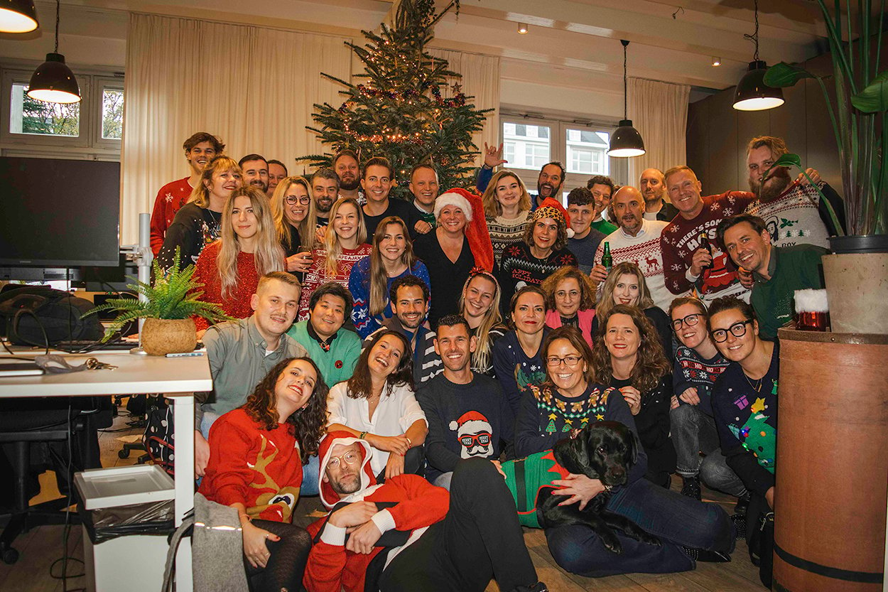 Convious team Christmas group picture