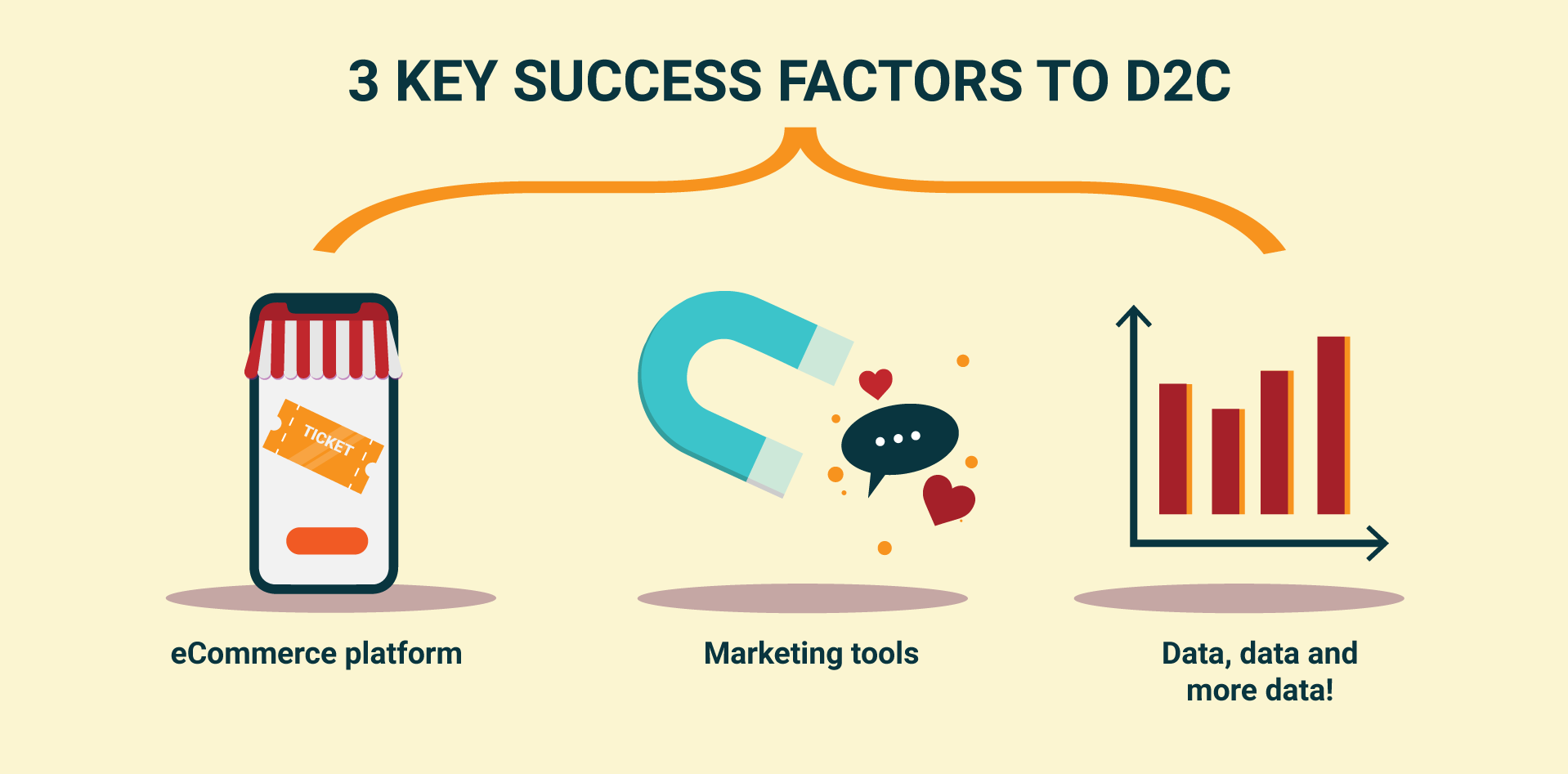 Success factors for a successful D2C customer journey