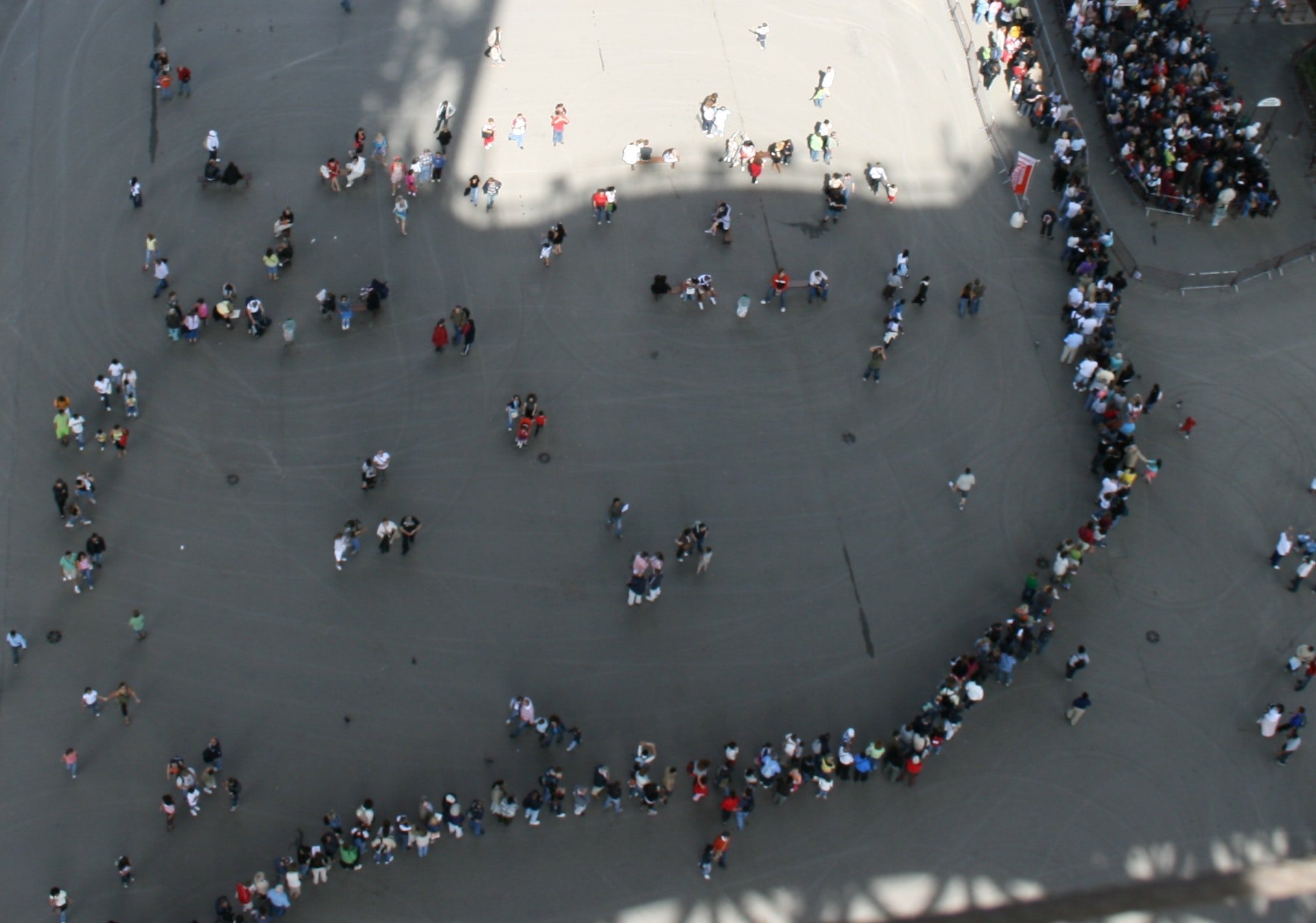 Virtual queuing removes physical queues altogether